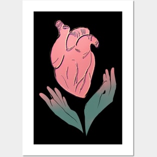 Heart-flower Posters and Art